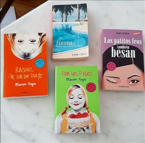 Abbildung: 4x Bücher auf Spanisch