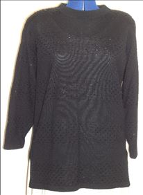 Abbildung: schicker Pullover mit Glitzerdeko 44/XXL Polyacryl/Wolle