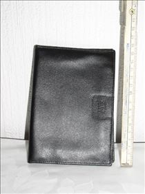 Abbildung: Verschenke Brieftasche 16X11X1cm Leder schwarz wneu