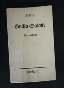 Abbildung:  Trauerspiel von Emilia Galotti  1943