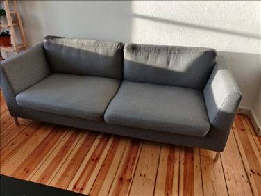 Abbildung: Dunkelgraues Sofa - Guter Zustand