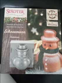 Abbildung: Neu/ unbenutzt.Städter Schneemann – 3D-Backform