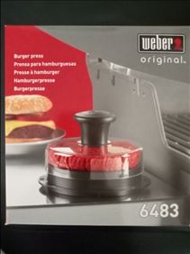 Abbildung: Neu/unbenutzt.Weber Original Burgerpress.