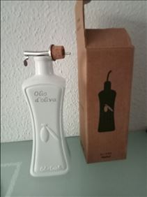 Abbildung: Neu/unbenutzt. Olivenöl-Flasche/Ölkaraffe mit Spender 