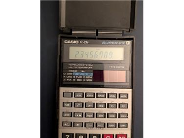 Abbildung: Casio Rechner