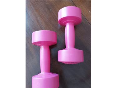 Abbildung: Hantel-Set (pink, je 1,5 kg)