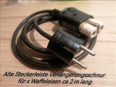 Abbildung: Kabel mit Stecker  für s altes waffeleisen