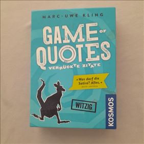 Abbildung: Gesellschaftsspiel Game of Quotes 