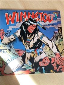 Abbildung: Winnetou 1 und 2 Schallplatten 