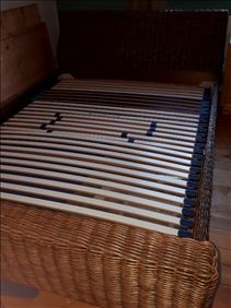 Abbildung: Rattan Bettgestell 140x200cm