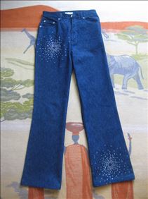 Abbildung: extravagante Jeans von Class International Gr. 34,waschbar